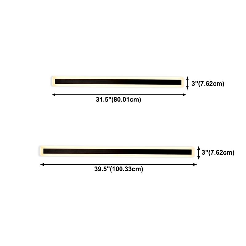 1 luccio di illuminazione da parete di moda semplice per parete lineare moderna moderna