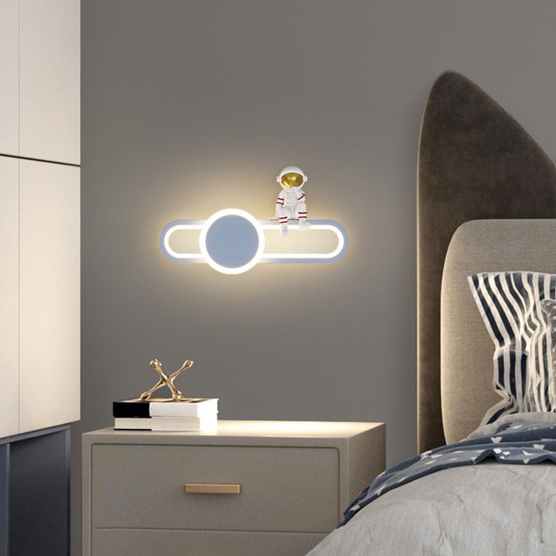 Nordic Metallic Wall Light Creative LED Wall Light Sconce for Kids' Room