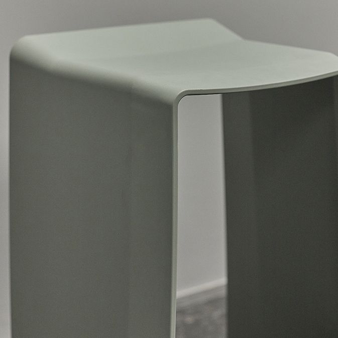 Plastic Bar Stool Modern Style Backless Bar Stools for Living Room