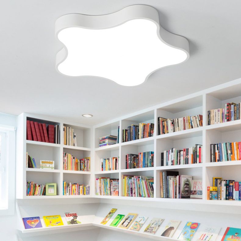 Star Flush Mount Light Fixtures 1 Light Metal Contemporary Ceiling Lights Flush Mount