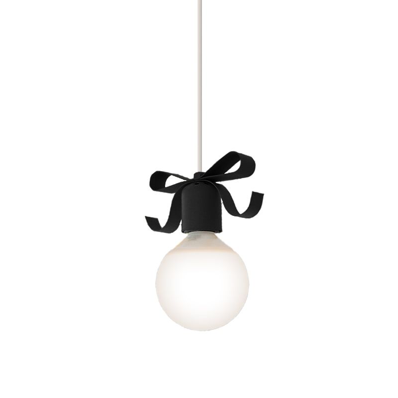 1 Kopf offener Glühbirnen Anhänger Licht mit Schüssel Kinder Metall Hanging Light für Küchenkorridor