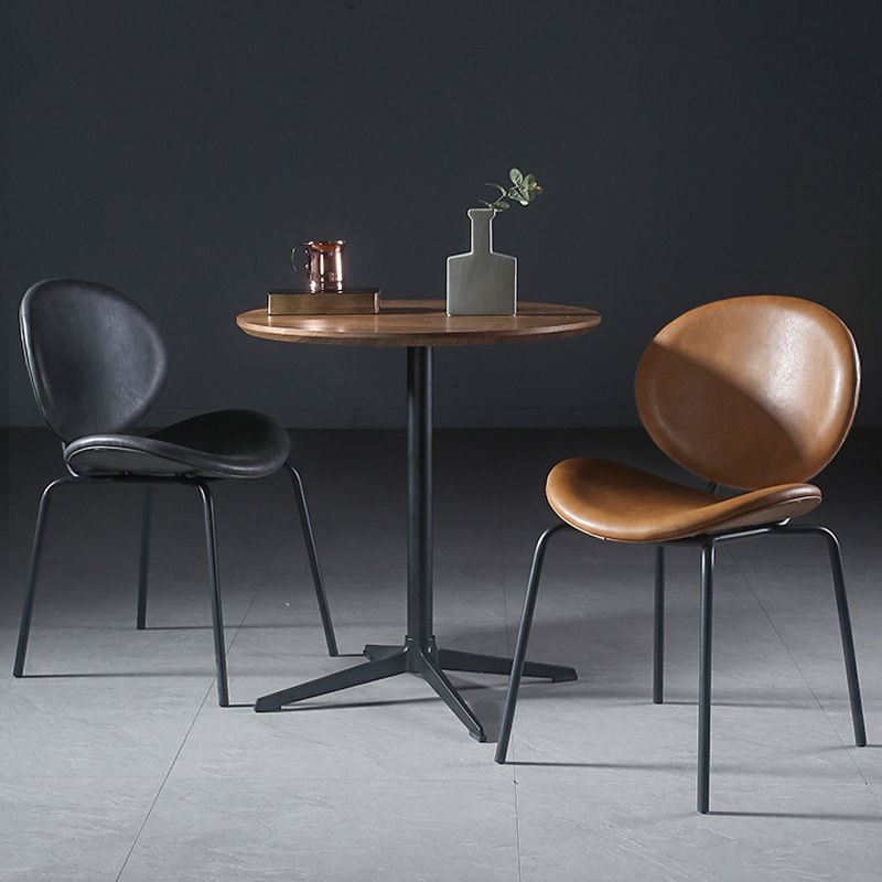 Contemporary Style Side Chair Leather Dining Chair for Dining Room