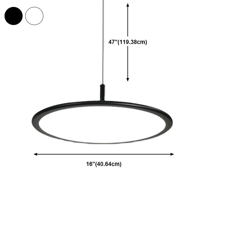 Salle de salle à manger en forme de disque