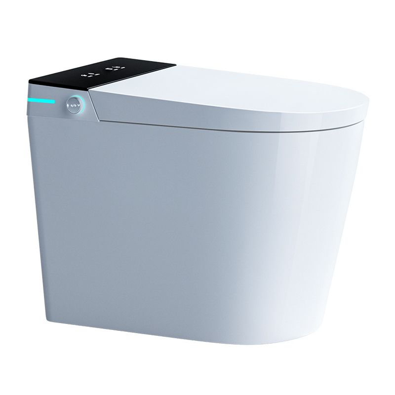Modern Flush Toilet Heated Seat One-Piece Toilet with Slow Close Seat