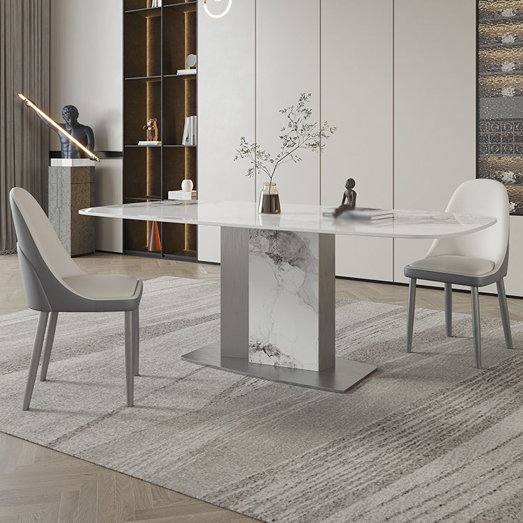 Designer Style Sintered Stone Top Dining Set E 1/2/3/5/7 Pieces Dining Table with Chairs