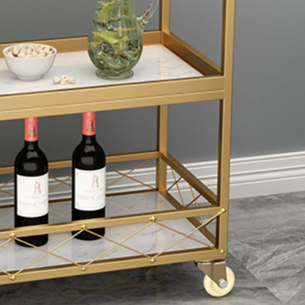 31.50" High Contemporary Rectangle Prep Table Rolling Metal Prep Table for Kitchen