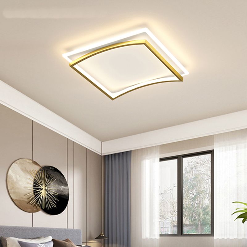 Iluminación de montaje empotrado Simplicity con luces de techo LED empotradas con pantalla acrílica