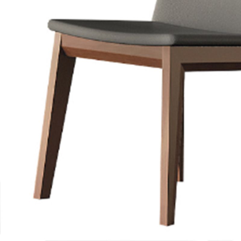 Traditional Style Chair Wood Solid Back Dining Room Chair for Dining Room