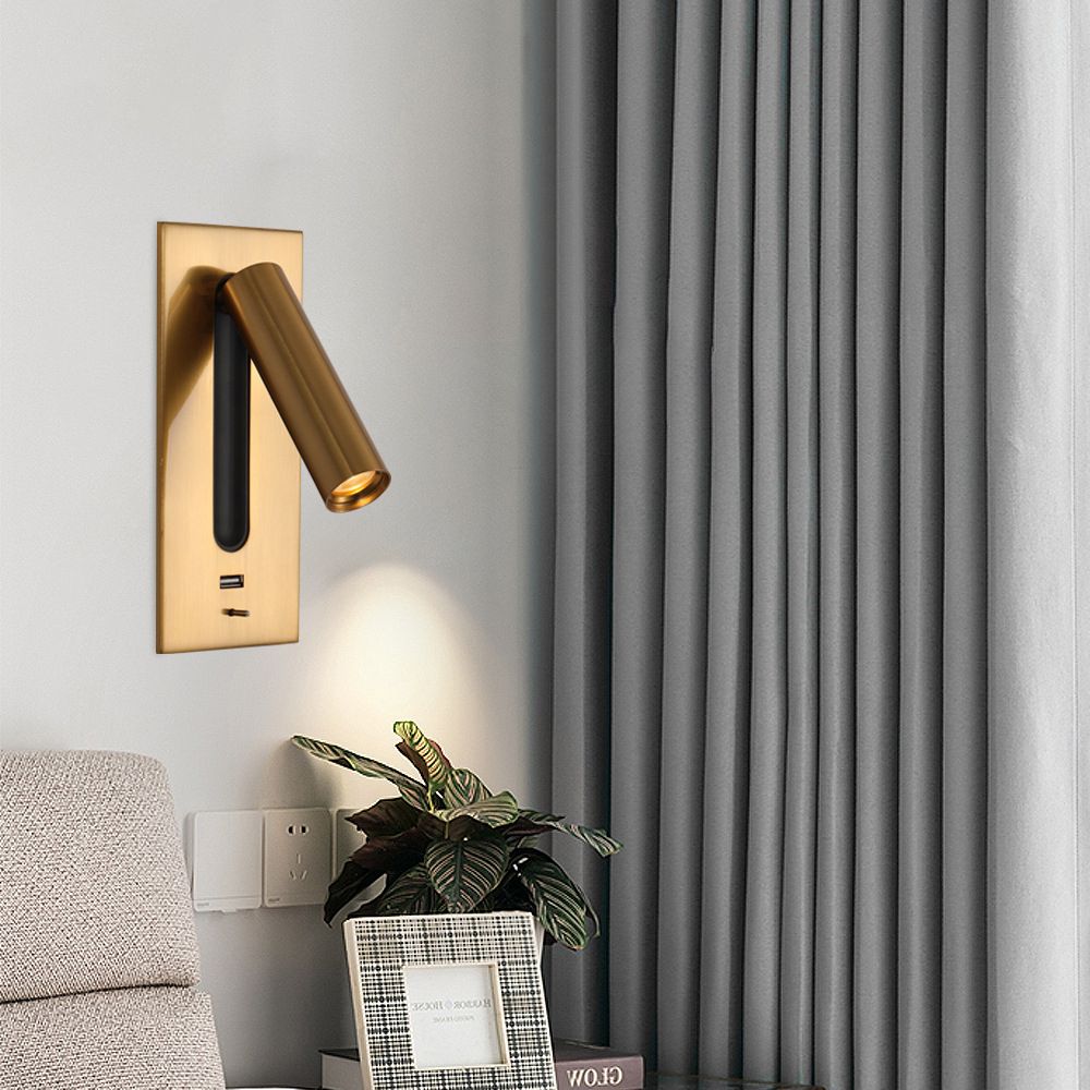 Simplicidad moderna Luce de pared de la pared Luz de aluminio Luz de la pared para la cama