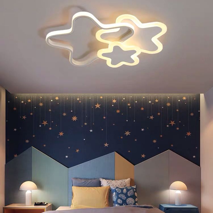 Acryl sterrenhemel LED-plafondlamp in moderne creatieve stijl gelakt ijzer inbouw voor slaapkamer