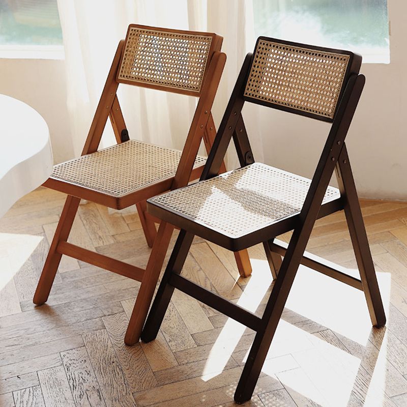 Slipper Accent Chair Wood Solid Wood Frame Armless for Living Room