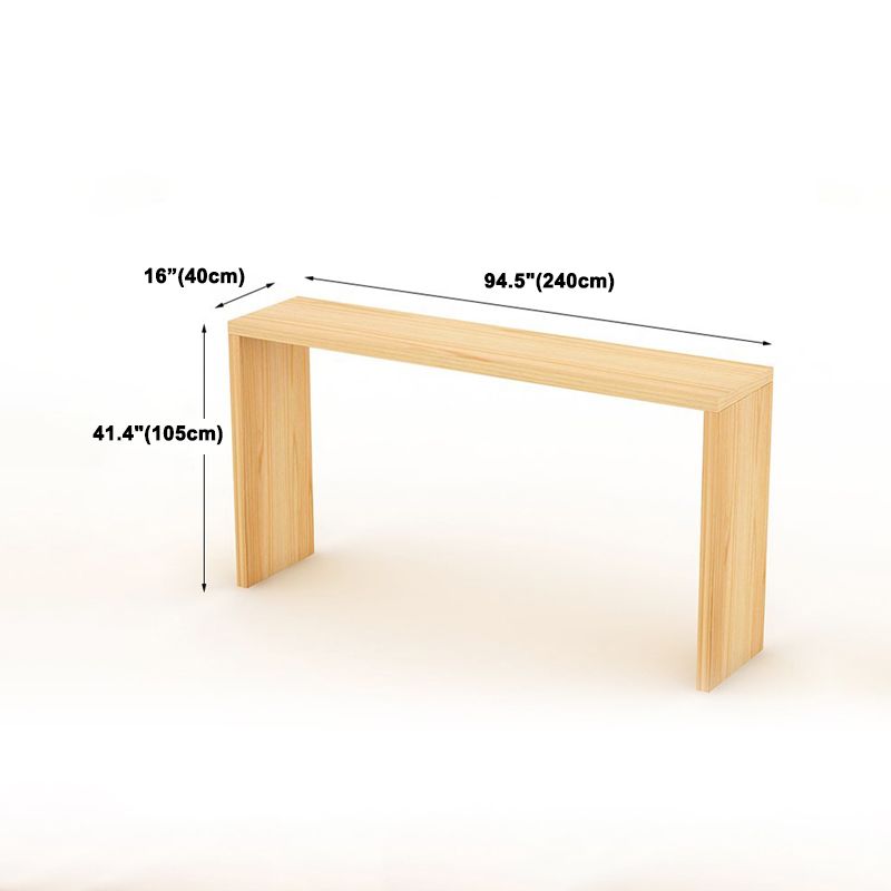 1/5/9 Pieces Modern Bar Table Set Rectangle Pine Wood Bistro Set