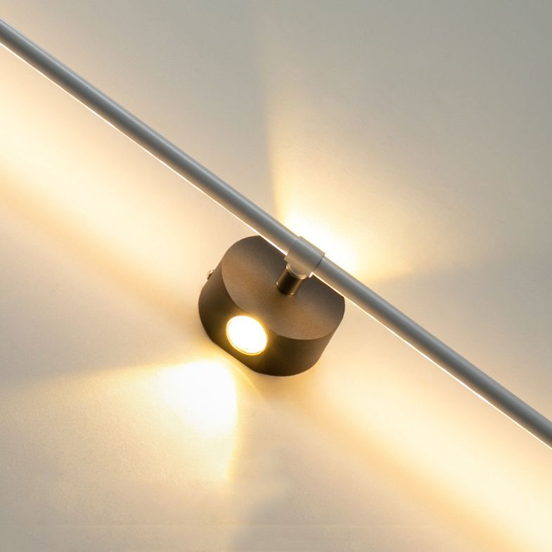 Metal Linear Shape Wall Light Modern 3 Lights Wall Mount Fixtures