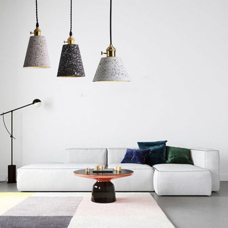 Terrazzo Hanging Light Modern Style Pendant Lighting Ayémorrat pour le salon