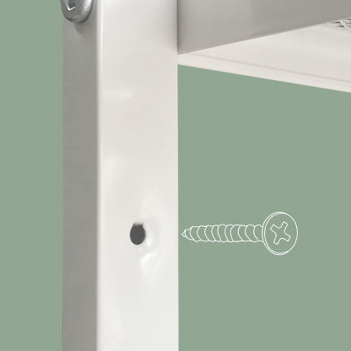 Scandinavian Style Shelf Bookcase Open Back Bookshelf for Home and Office