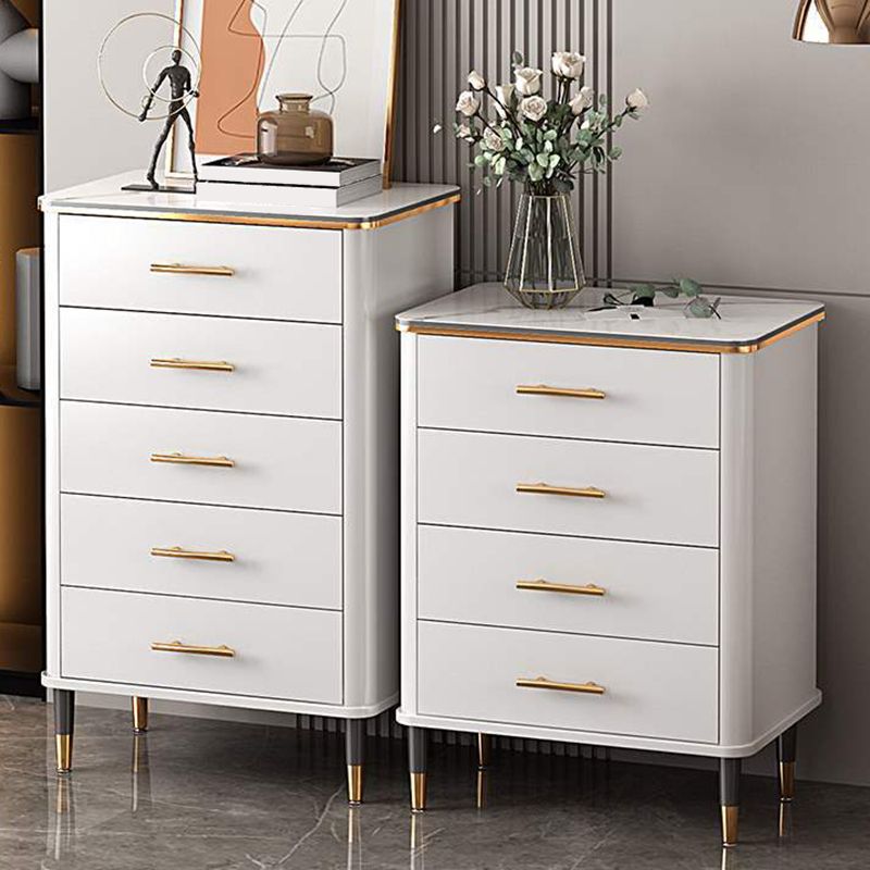 15.74" Wide Wood Accent Chest with Straight Legs Contemporary Chest