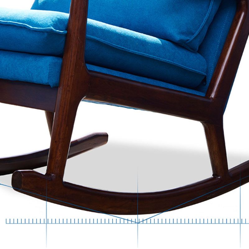 Mid Century Modern Style Sofa Rocking Chair Indoor Rocking Chair with Cushion
