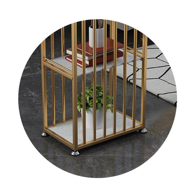 Glam 1/2/3 Pieces Bar Table Set Rectangle Bar Table with Metal High Stools