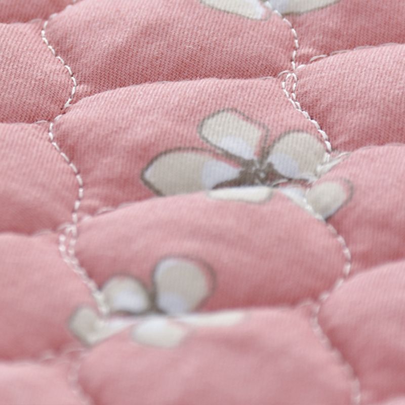 Fancy Floral Printed Rug Multi Colored Cotton Area Carpet Non-Slip Backing Pet Friendly Washable Indoor Rug for Room