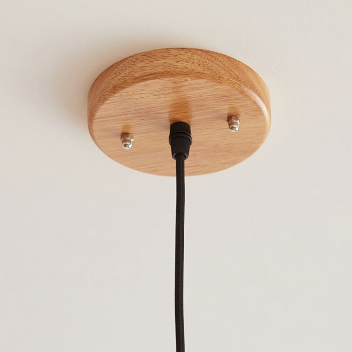 Techo moderno Carril colgante Luz de calabaza de madera Luz colgante para sala de estar para sala de estar