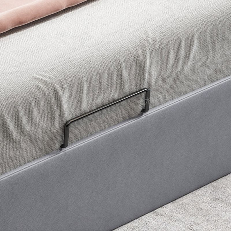 Contemporary Wooden Bed Frame , 6 Inch Platform Bed for Bedroom