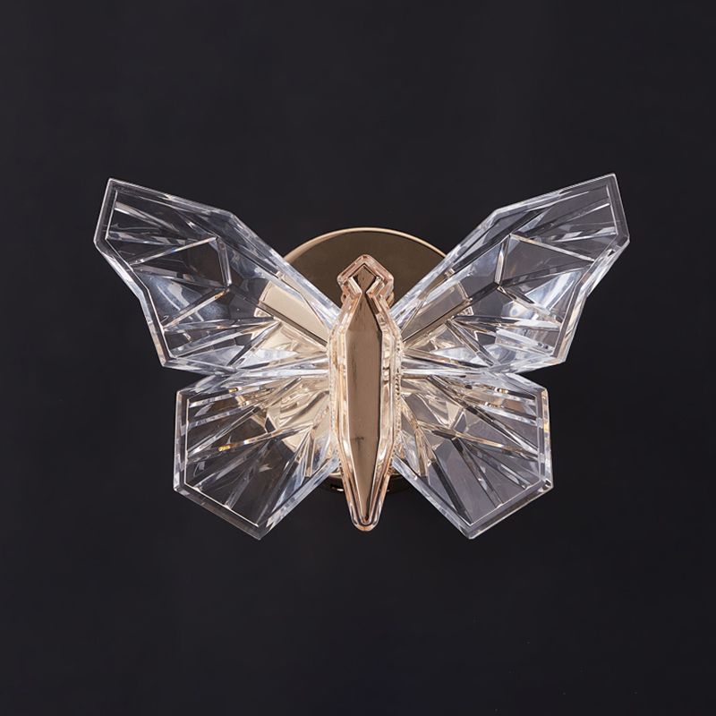 Nordic Style Metal Wall Light Butterfly Shape Wall Lamp for Children's Room