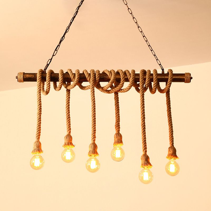 Simple Hanging Island Light Industrial Hanging Lighting Fixture for Dining Room
