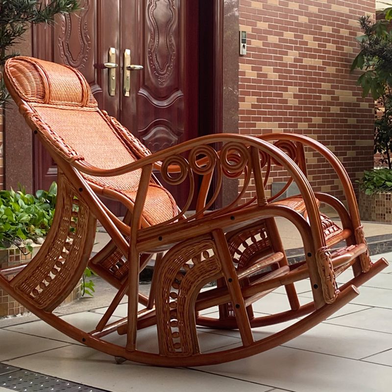 Traditional Recliner Chair Rattan/Wicker Recliner Chair for Living Room