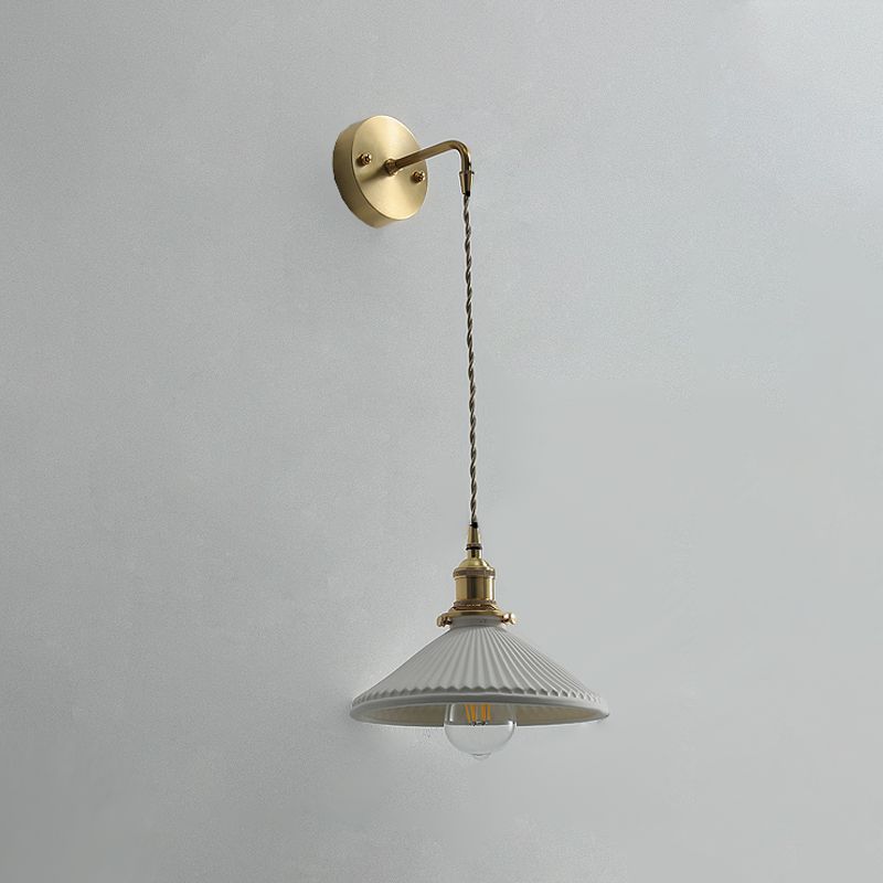 Modern de pared de cerámica Metal 1 1 de luz Medida de pared para sala de estar para sala de estar