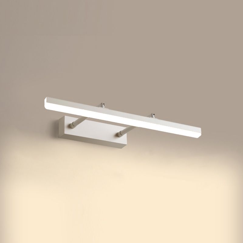 1-Light Linear Murce Sconce Modern Style Metal Appince Lampe pour la salle de bain