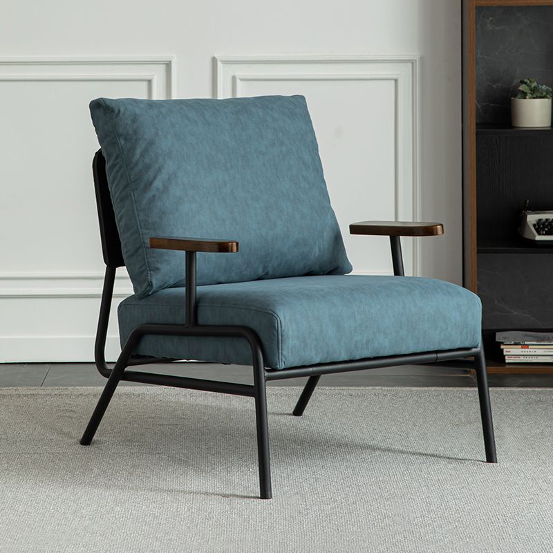 Industrial Solid Color Accent Armchair 30.3" Wide Arm Chair for Living Room