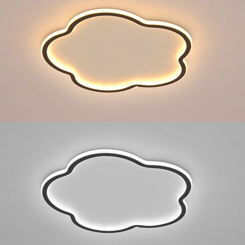 Bloem Slaapkamer Plafondlamp Metaal LED Modern Dicht bij het plafond Verlichtingsarmatuur