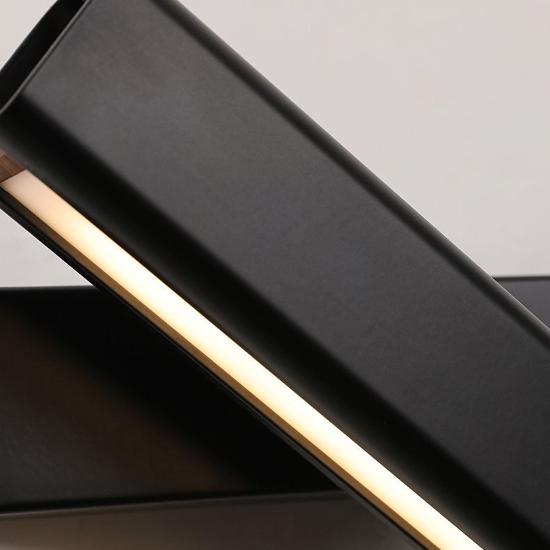 LED MODERNO LED ROTATABLE DEL ALUMINIO DEL ALUMINIO RECTANGULA LUMINACIÓN CON SOMBRA ACRYLIC