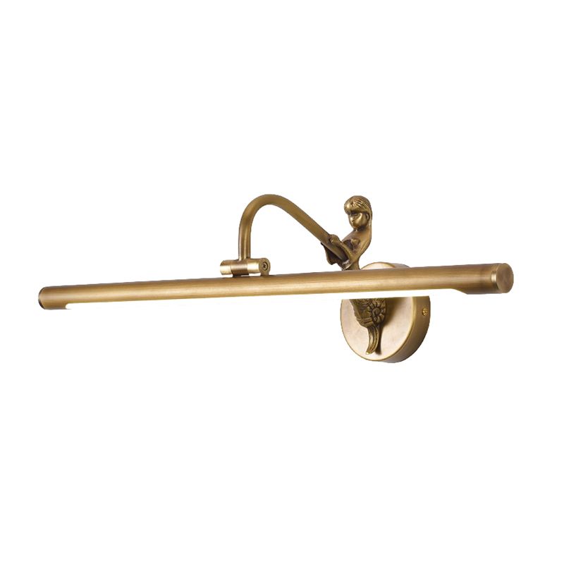 Moderne minimalistische stijl buizen ijdelheid muur verlichtingsarmaturen koper 1 licht wand gemonteerde ijdelheid lichten voor badkamer