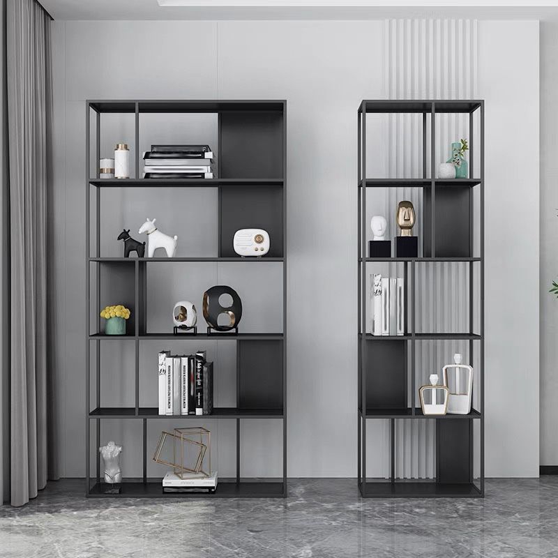 Urban Metal Open Shelf Bookcase Shelves Included Bookshelf for Study Room