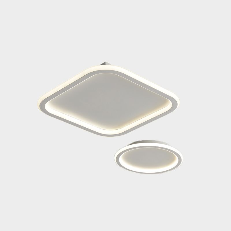 Modern Creative LED Flush Mount Geometric Silicone Ceiling Light for Corridor