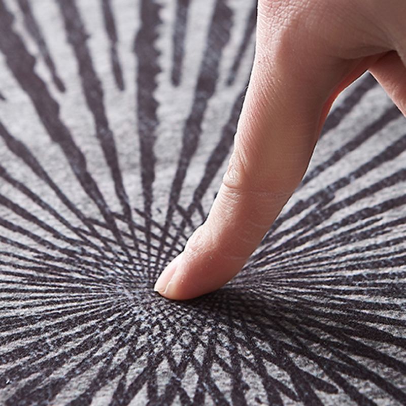 Minimalistisch binnenvleedkleed Contrastpaneel Ruug Polyester Stain Resistent gebied Tapijt voor woonkamer