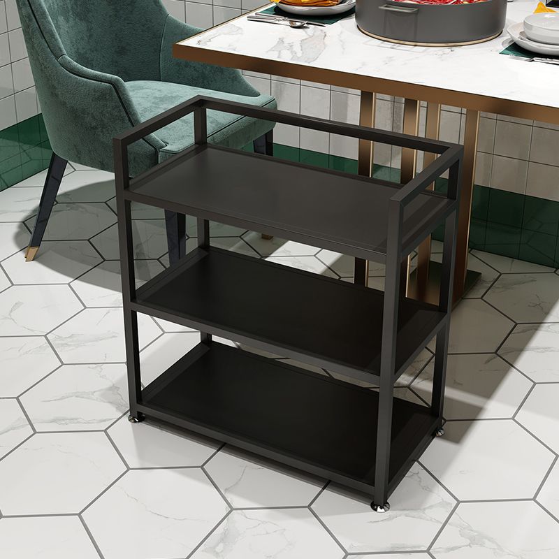 Modern 25.59"H Portable Prep Table Metal Prep Table for Home Use