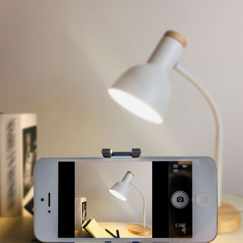 Lampes de table de nuit macaroon Bell 1-Light LAXS DE LA LIGNE AVEC DE L'OBEIE MÉTALES POUR CHAMBRE