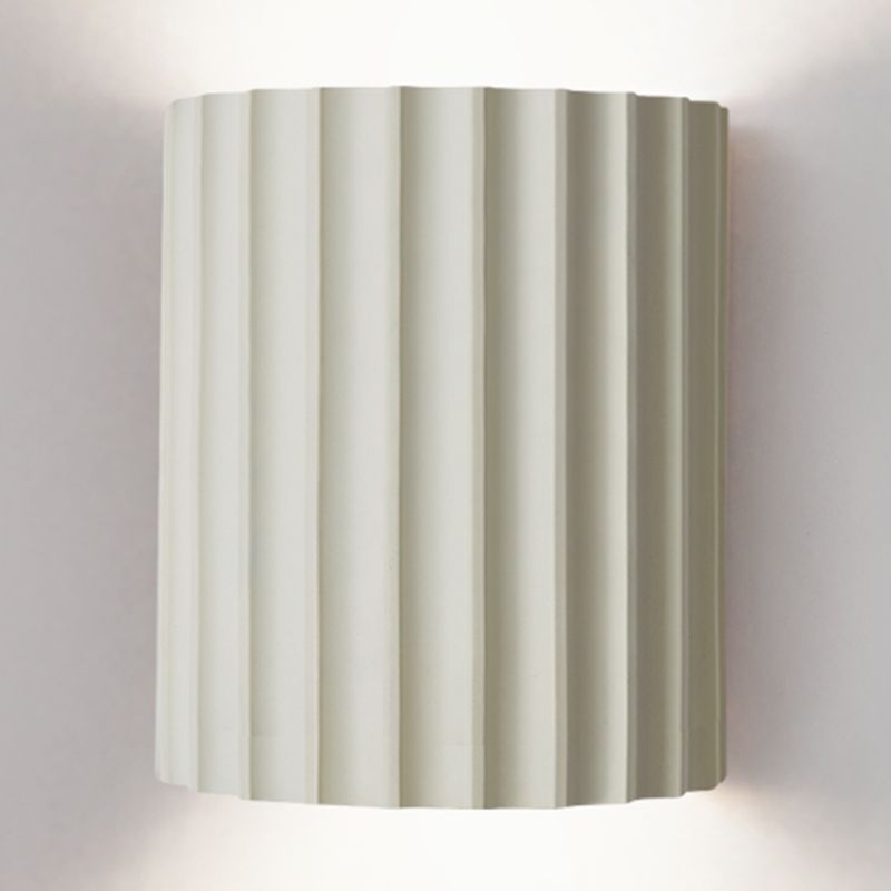 Cylinder Shape Wall Lighting Modern Style Resin 1 Lights Sconce Lamp for Bedroom