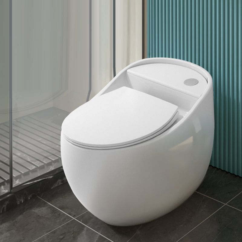 Contemporary Siphon Jet Toilet Bowl Slow Close Seat Included Urine Toilet for Washroom
