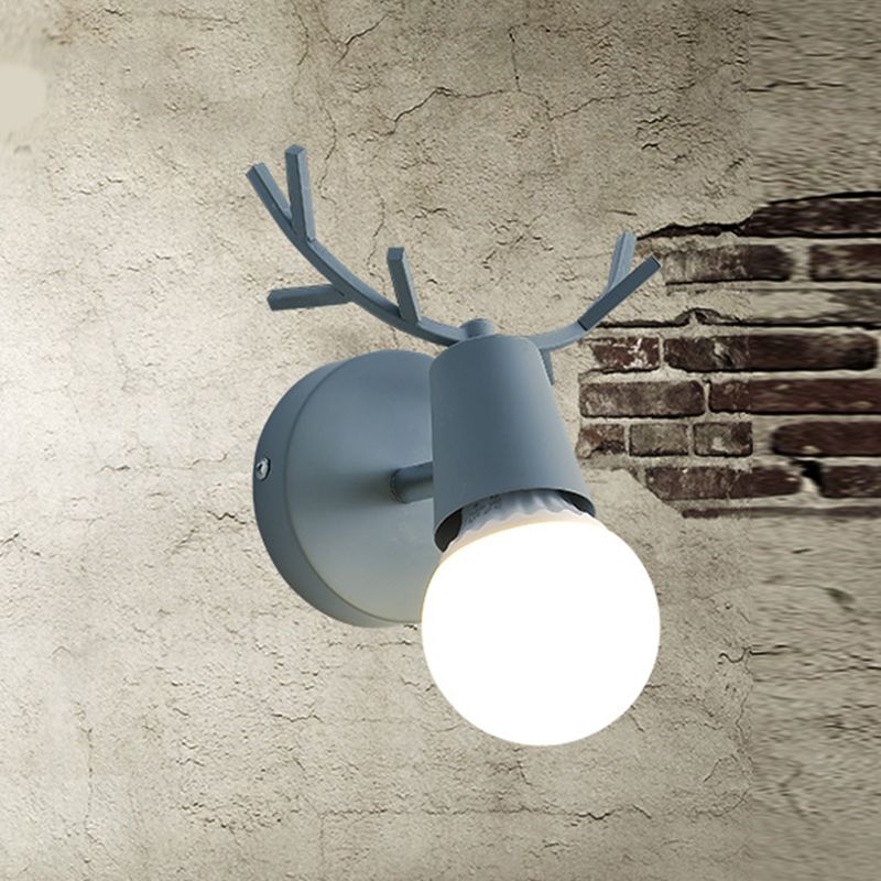 Macarons modernos de pared de metal únicos Luz de pared de 1 luces