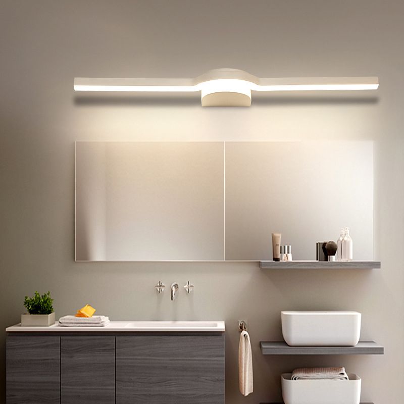 Metal Thin Vanity Wall Sconce Modern Style 1 Light Vanity Lighting Fixtures