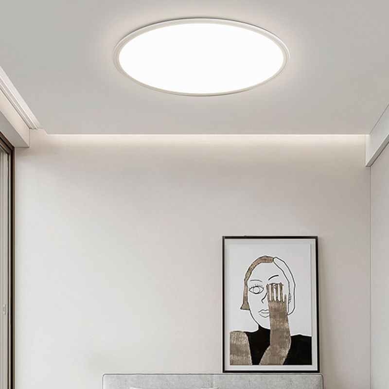 1 Light Geometric Flush Mount Simplicity Metal Flush Ceiling Light Fixture