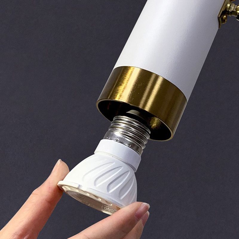Black/White Single Modern Wall Mounted Sconce Metal Wall Light for Bedroom