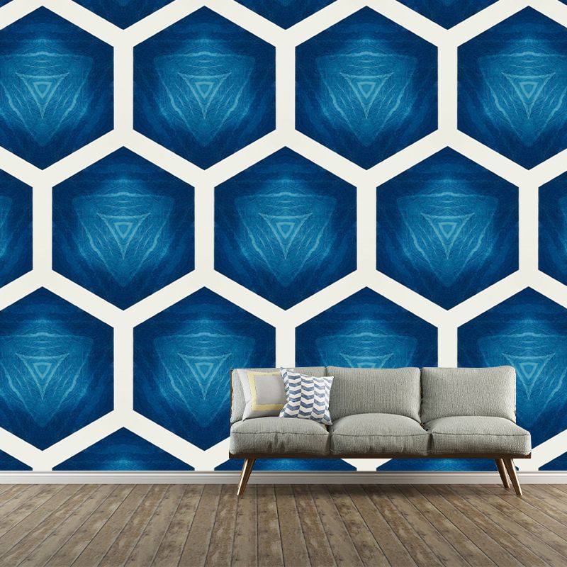 Geometric Shapes Illustration Wall Mural for Bedroom Living Room Decoration