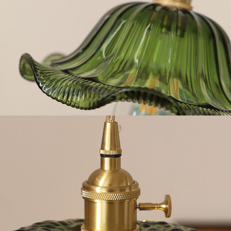 1 Light Glass Pendant Ceiling Lights Industrial Cone Pendant Ceiling Light for Dining Room