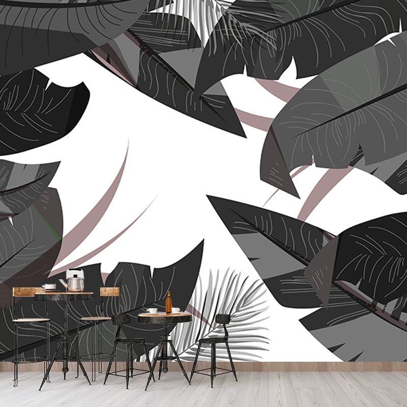 Tropical Wall Mural Wallpaper Plants Decorative Eco-friendly Wall Art