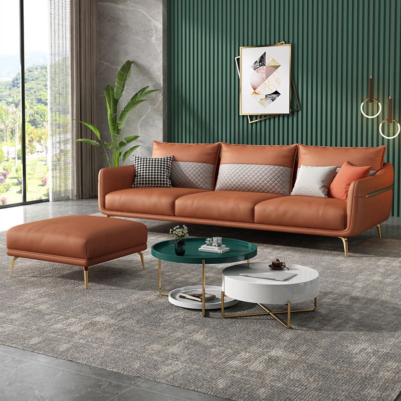 Moderner Stil Charles von London Latex/Schwamm Sitz gefülltes Massivholz -Basisofa gefüllt