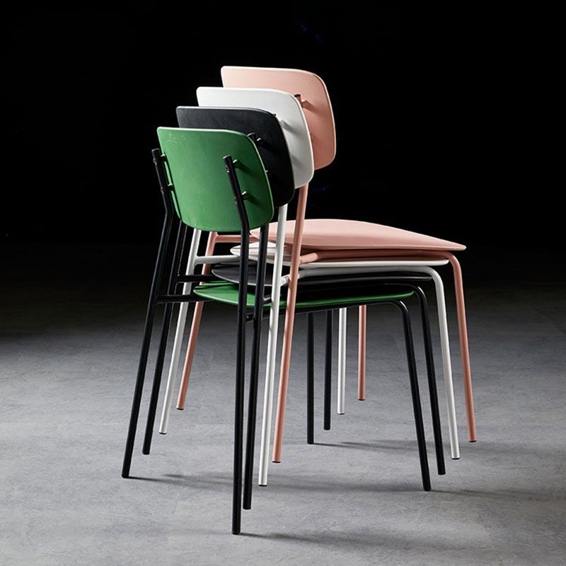 Metal de la cocina del estilo moderno que cena las sillas que cenan la silla lateral sin brazos